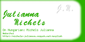 julianna michels business card